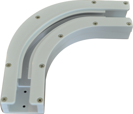 (image for) 90-Degree Curved Track for Electric Power Track Rail CL200BT