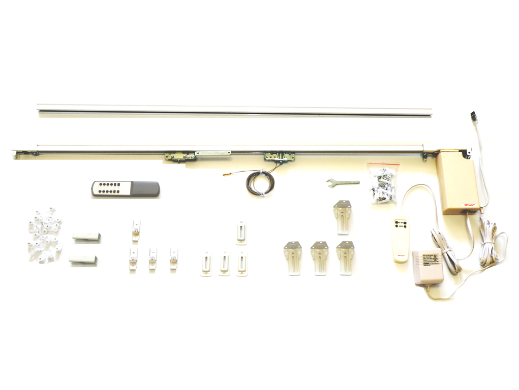 (image for) 79" to 236" DIY Electric Traverse Smart Curtain Rod CL200T