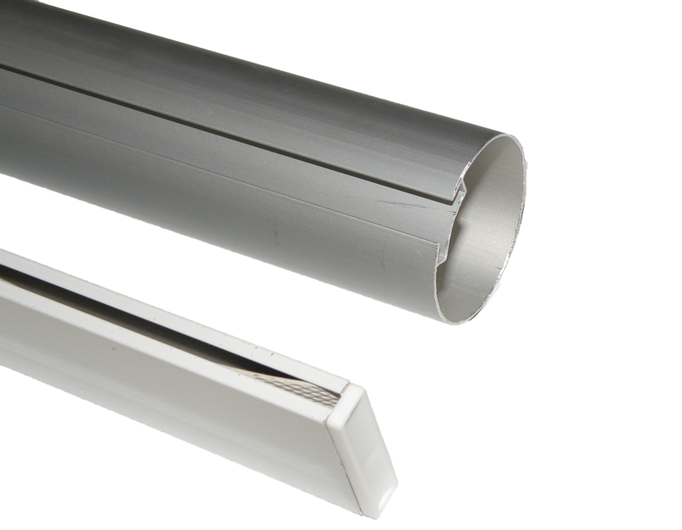 (image for) Aluminum DIY Roller Shade Blind Rod with Bottom Bar CL338T-D40